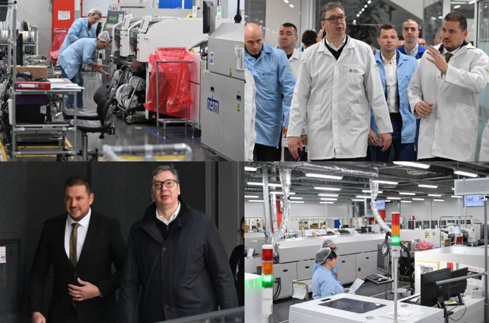 Vučić obišao fabriku Integrated Micro-Electronics: "Za samo sedam godina sa 50 na 716 zaposlenih" FOTO/VIDEO