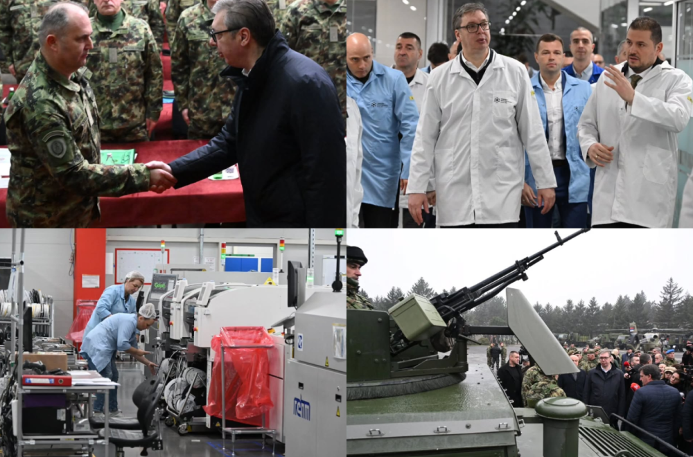 Niz važnih poseta; Vučić obišao Yumis i Integrated Micro-Electronics; Posetio i kasarnu u Nišu FOTO/VIDEO