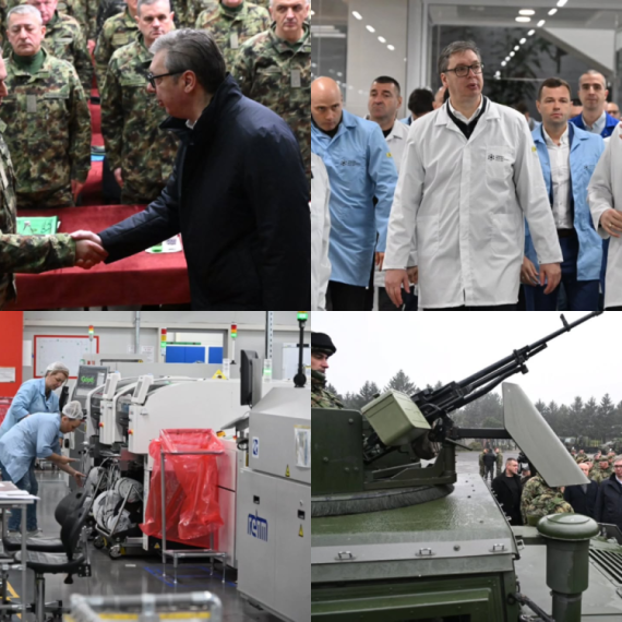 Niz važnih poseta; Vučić obišao Yumis i Integrated Micro-Electronics; Posetio i kasarnu u Nišu FOTO/VIDEO
