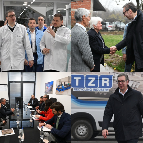 Vučić obišao 4 fabrike i uslužni centar za legalizaciju: "Slede nove investicije, desetine miliona za Niš"