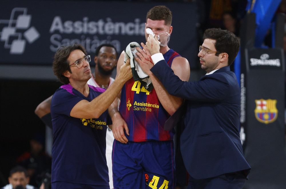 Igrač Barselone polomio nos