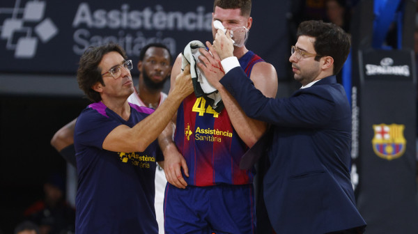 Igrač Barselone polomio nos