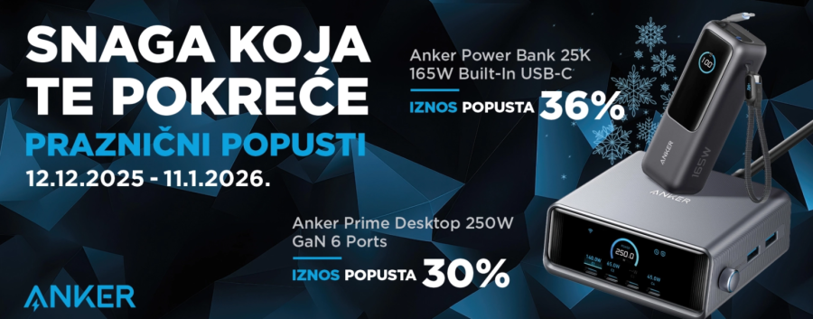 Novogodišnje sniženje: uštedite do 50% na Anker punjače, slušalice i robote koji čiste umesto vas
