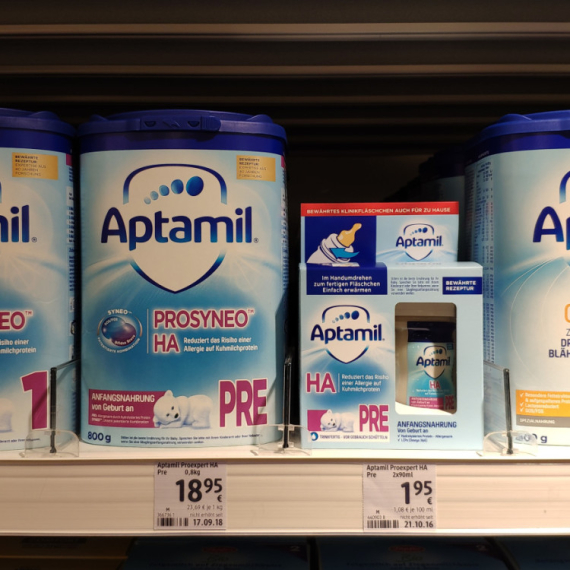 Hrvatska povukla hranu za bebe: Aptamil ima veće prisustvo bakterije