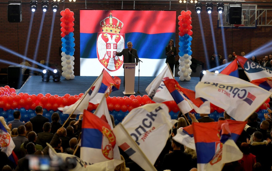 Održan miting Srpske liste; Lideri Srba poručili: Ovo nisu izbori, ovo je referendum FOTO/VIDEO