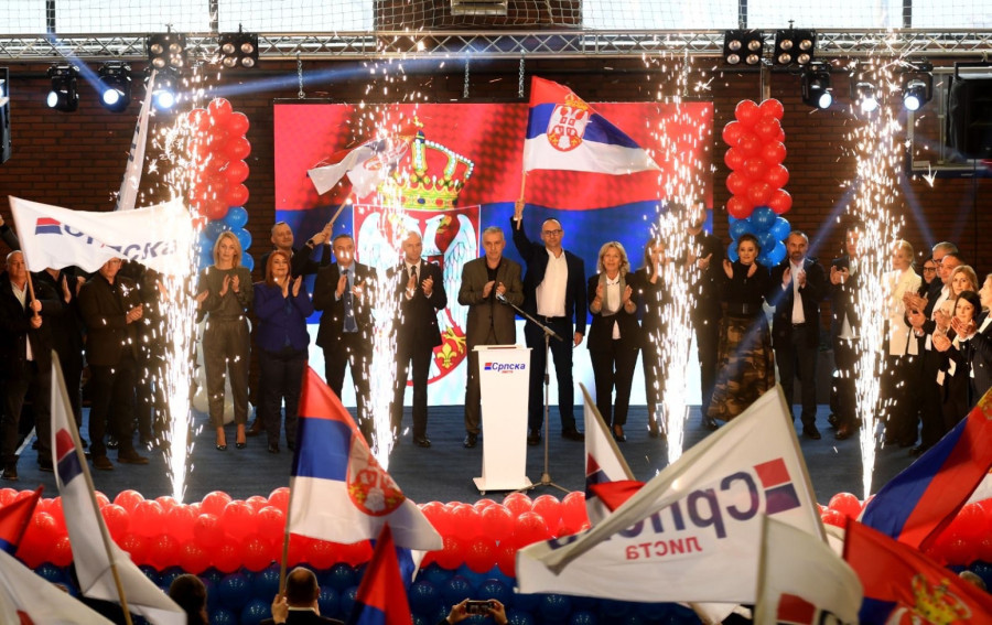 Održan miting Srpske liste; Lideri Srba poručili: Ovo nisu izbori, ovo je referendum FOTO/VIDEO