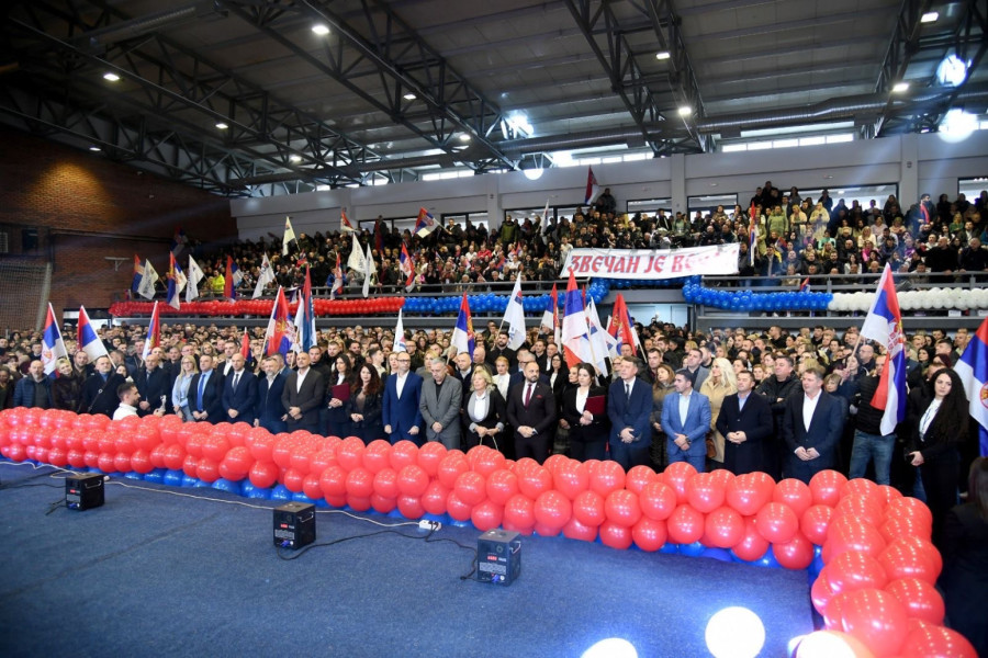 Održan miting Srpske liste; Lideri Srba poručili: Ovo nisu izbori, ovo je referendum FOTO/VIDEO