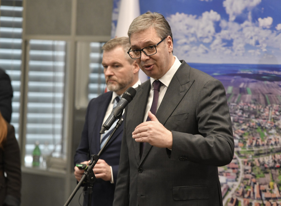 Vučić iz Bačkog Petrovca; Ponosan sam na Slovake; Hvala Pelegriniju na bratstvu i prijateljstvu prema Srbiji