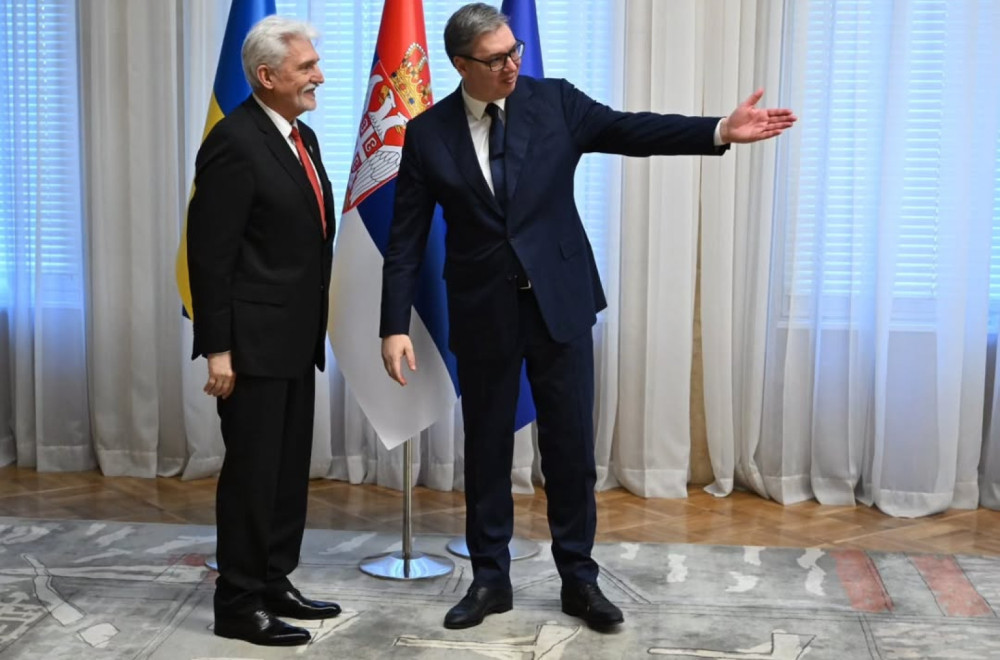 Vučić primio je u oproštajnu posetu ambasadora Ukrajine: Ostajemo posvećeni očuvanju mira i stabilnosti FOTO
