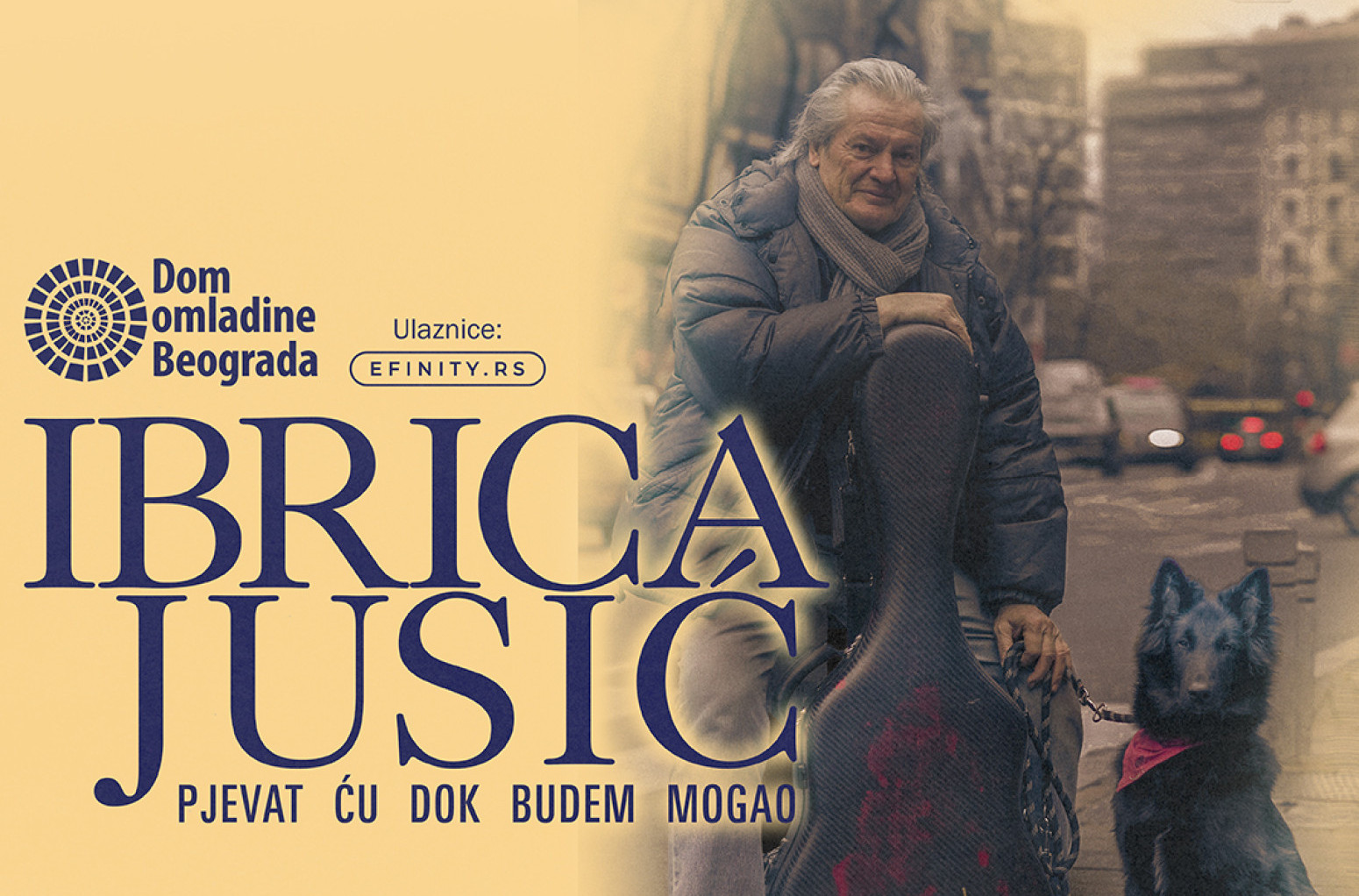 Ibrica Jusić u Domu omladine: Zakazan još jedan koncert