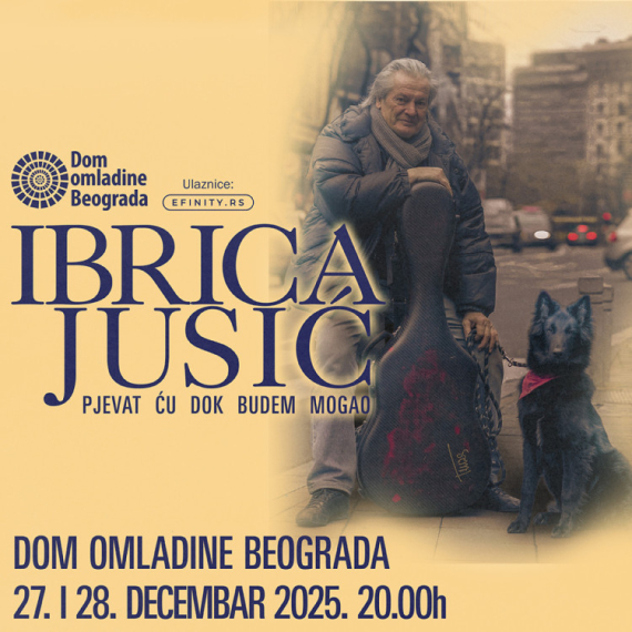 Ibrica Jusić u Domu omladine: Zakazan još jedan koncert