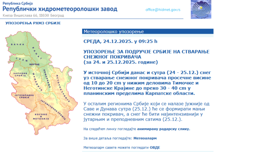 Nižu se hitna upozorenja: Građani Srbije, spremite se