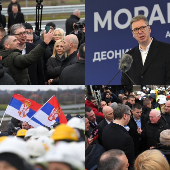 Otvara se nova deonica auto-puta; Vučić: Ceo Moravski koridor gotov do septembra 2026. FOTO/VIDEO