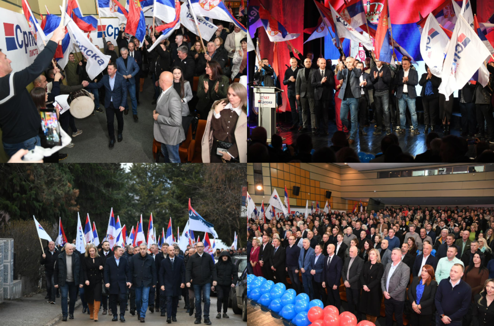 Održan miting Srpske liste u Leposaviću FOTO
