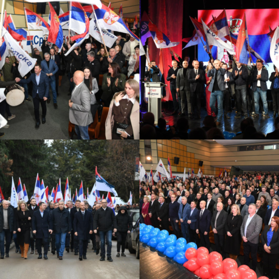 Održan miting Srpske liste u Leposaviću FOTO