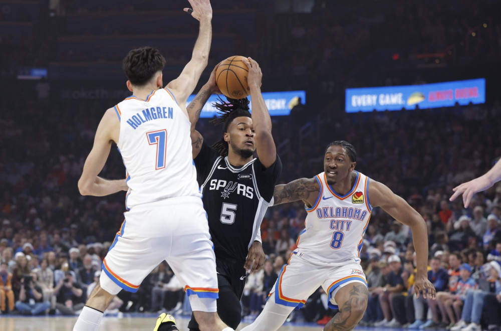 San Antonio ima dvocifrenu prednost – Oklahoma u padu