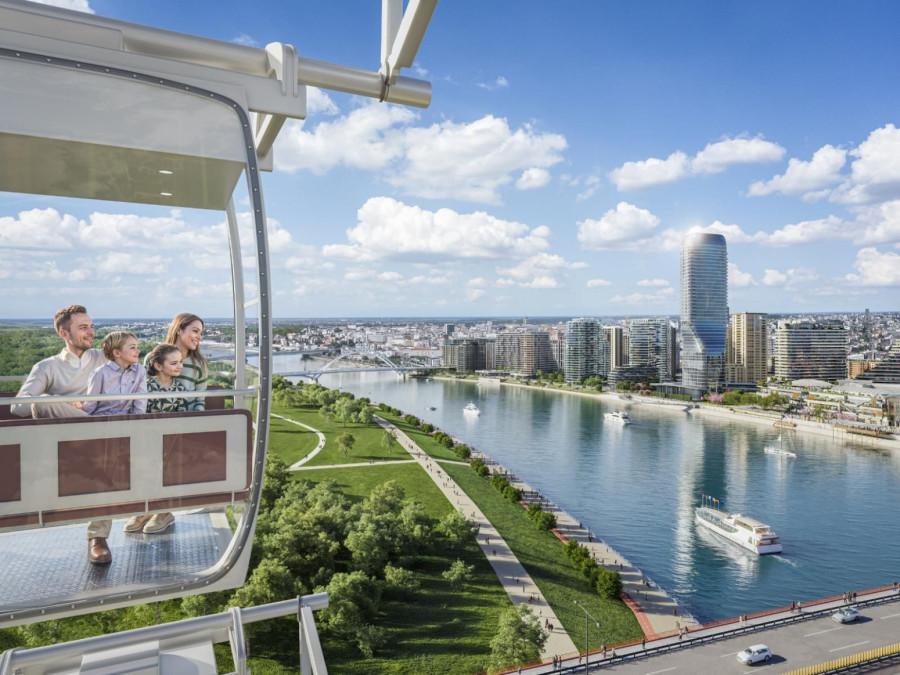 Panoramski točak Beogradsko oko nova atrakcija pred EXPO FOTO