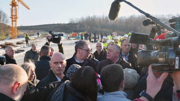 Vučić obišao radove na Dunavskom koridoru: "Završićemo do kraja sledeće godine" FOTO/VIDEO