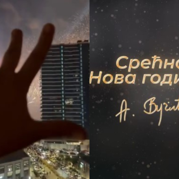 Vučić se oglasio posle ponoći: "Srećna Nova godina; Da volimo i čuvamo našu Srbiju" VIDEO