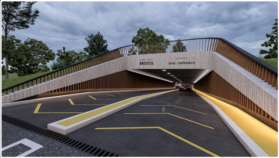 Počela izgradnja garaže kod Bristola: Evo kako će izgledati FOTO