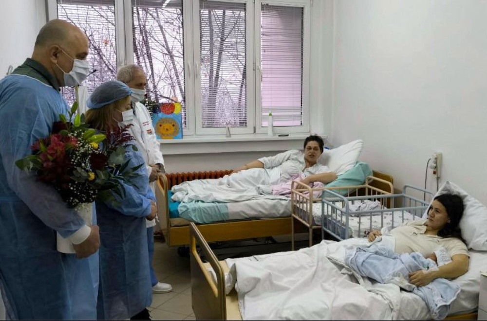 Vasilije i Đurđina su prve bebe rođene ove godine u Gornjem Milanovcu