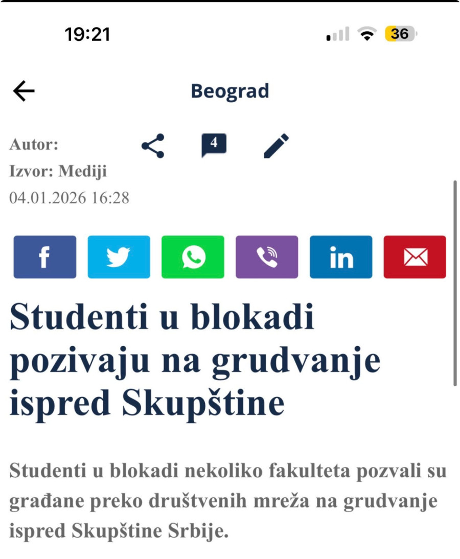 Fijasko blokadera: Ni na grudvanju ne mogu da okupe ni dvadeset ljudi FOTO