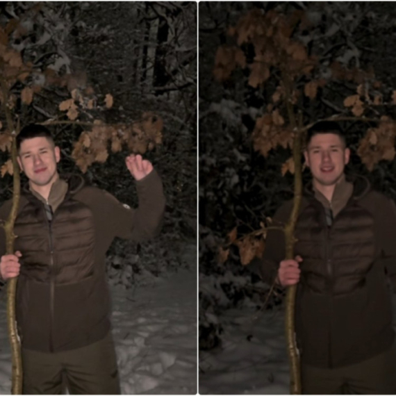 Student Miloš Pavlović čestitao Badnji dan: Neka nam ovaj dan donese toplinu i spokoj VIDEO