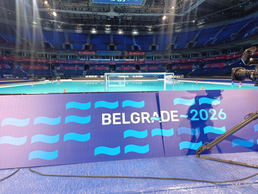 Arena spremna: Vaterpolisti Srbije zaplivali ka EP FOTO/VIDEO