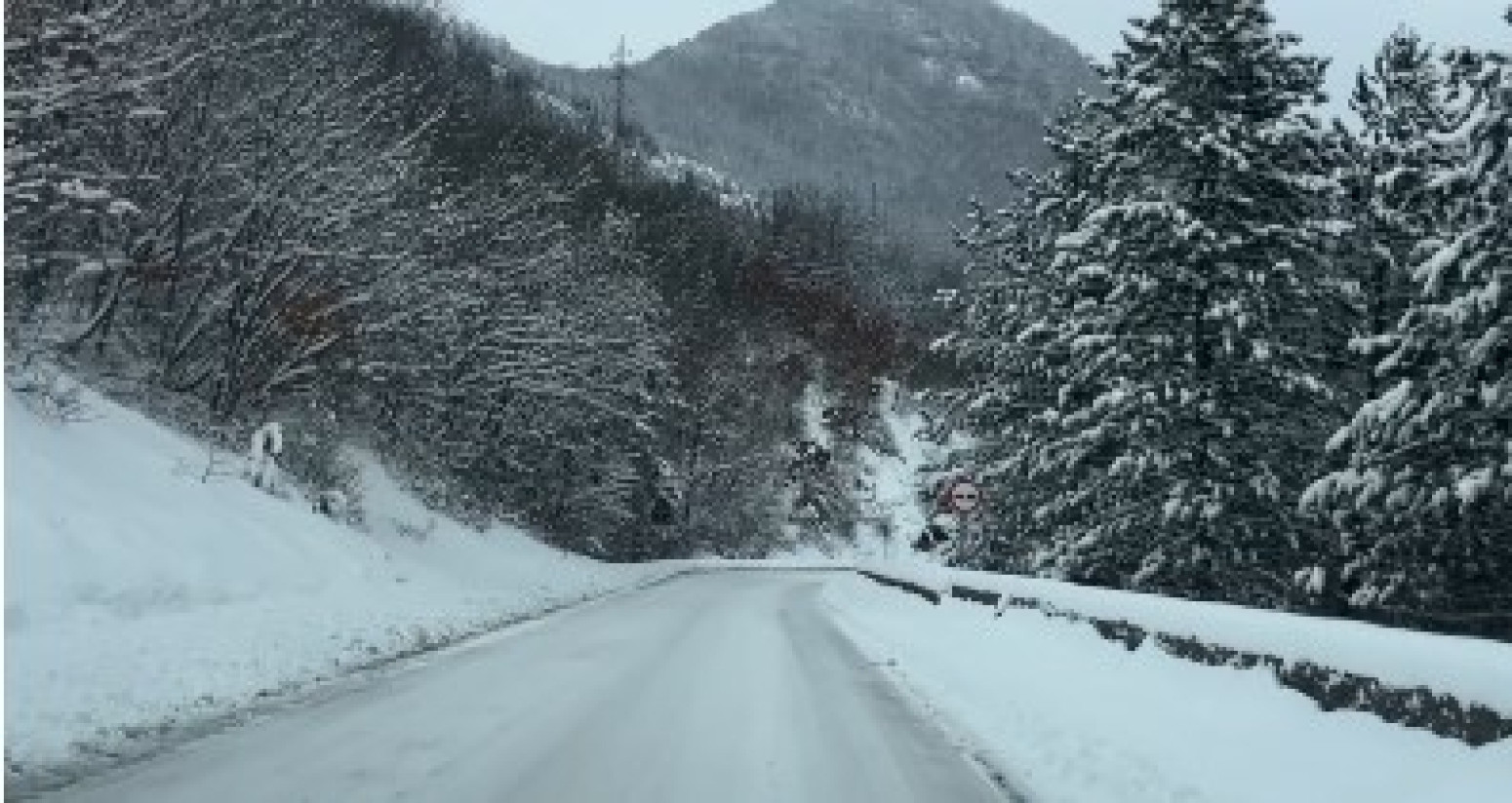 Sneg u okolini Priboja