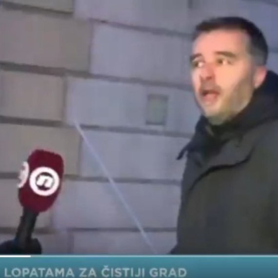 Blokaderi i Manojlović "čiste" očišćeni Beograd; Čitavih devet osoba "lopata" zbog Sava VIDEO