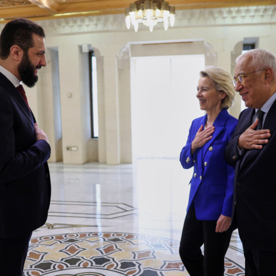 Ursula i Košta u Damasku kod Al Šare: Evropa obećava milijarde Siriji FOTO/VIDEO