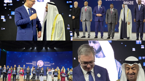 Vučić se sastao sa Bin Zajedom: Izuzetna prilika za Srbiju; Svet prelazi sa velikih reči na rezulate FOTO