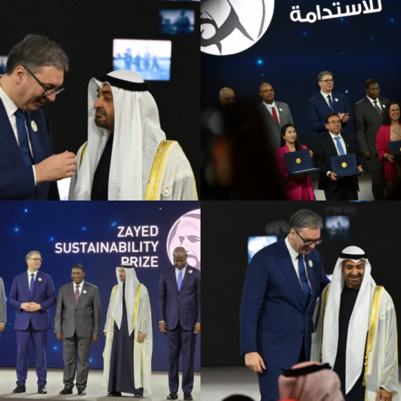 Vučić se sastao sa Bin Zajedom: Izuzetna prilika za Srbiju; Svet prelazi sa velikih reči na rezulate FOTO