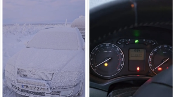 Pokretanje dizel Škode na -35 stepeni: Pogledajte kako to izgleda VIDEO