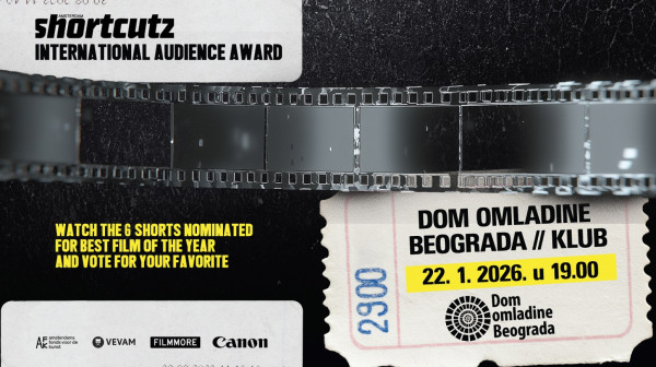 Jedinstvena turneja kratkih filmova Shortcutz Amsterdan u Domu omladine Beograda