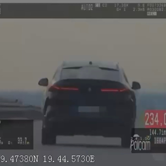 Jurcao više od 200 kilometara na sat; Zaustavio ga presretač – odmah isključen iz saobraćaja VIDEO
