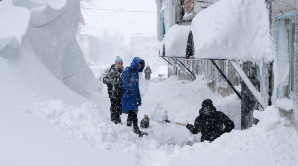 Najgora zima u 146 godina: Kamčatka okovana snegom; Nanosi i do četvrtog sprata zgrada FOTO/VIDEO