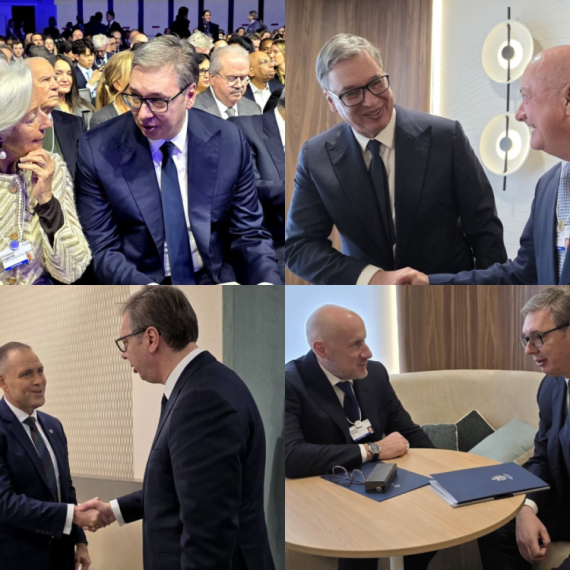 Brojni skupovi i diskusije: Vučić u Davosu na važnim sastancima sa svetskom elitom FOTO