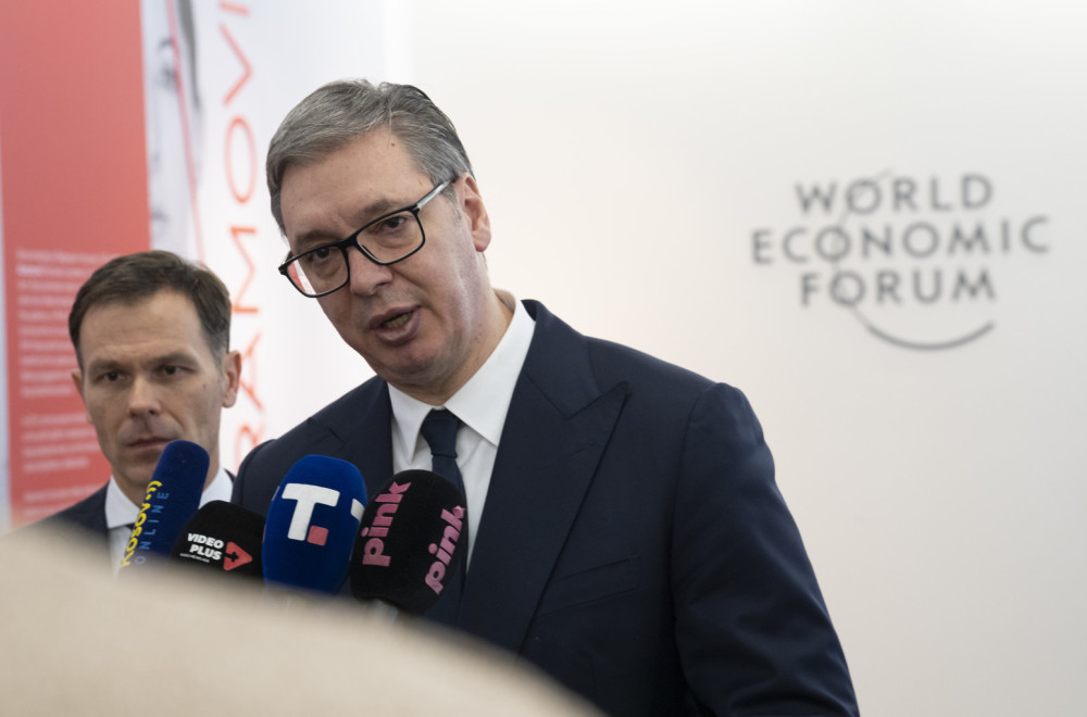 Vučić iz Davosa: Prošla godina je bila najgora od Drugog svetskog rata; Svi čuvaju nacionalni interes