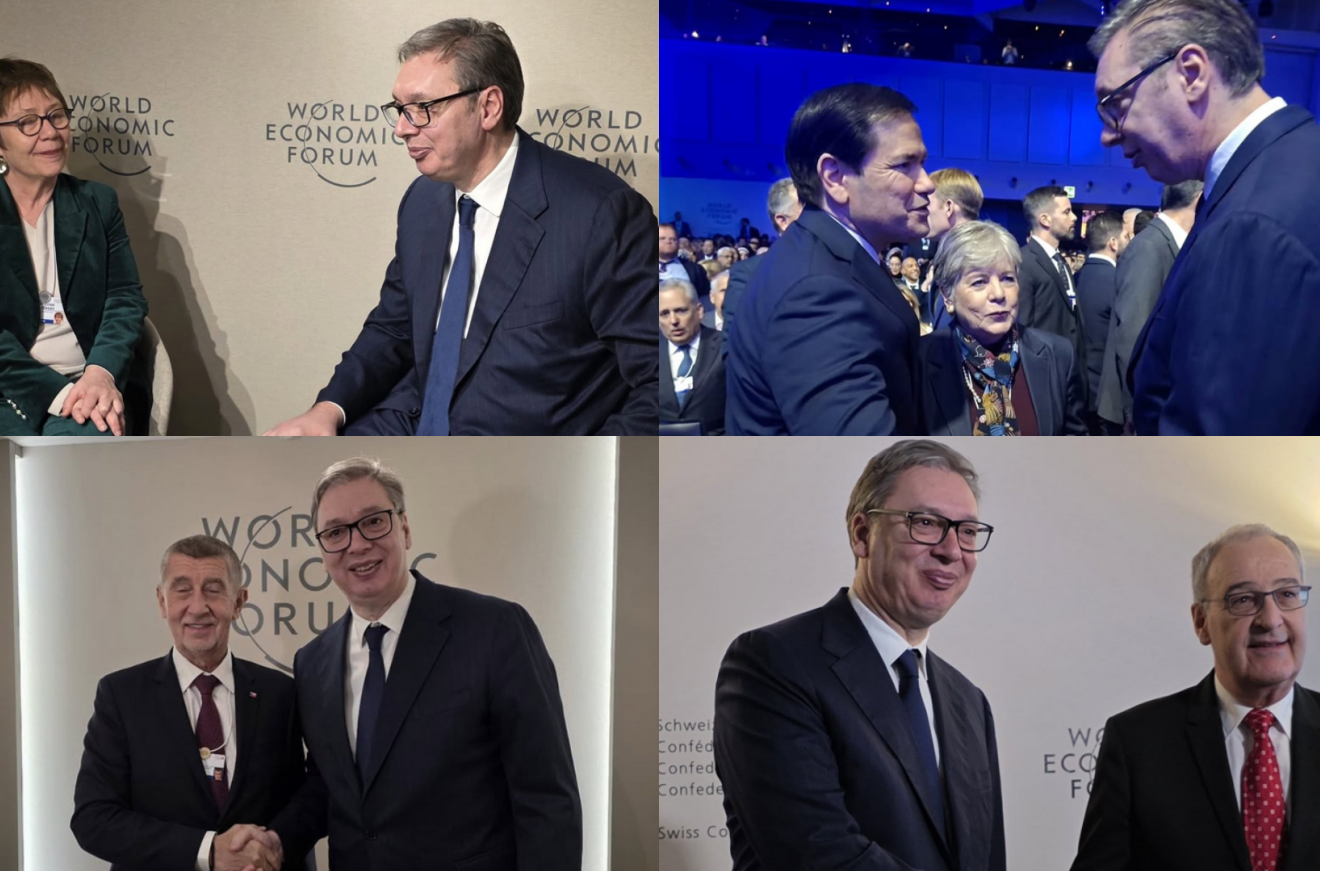 Ključan trenutak u Davosu; Tramp napao Evropu; Vučić sa svetskim liderima FOTO/VIDEO