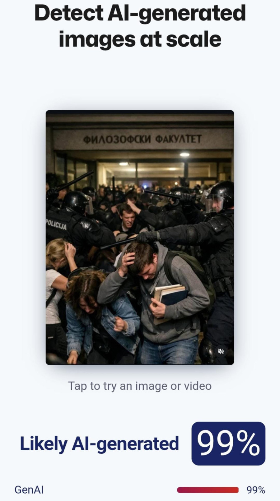 Nova laž blokadera; Obmanjuju javnost AI fotografijom FOTO