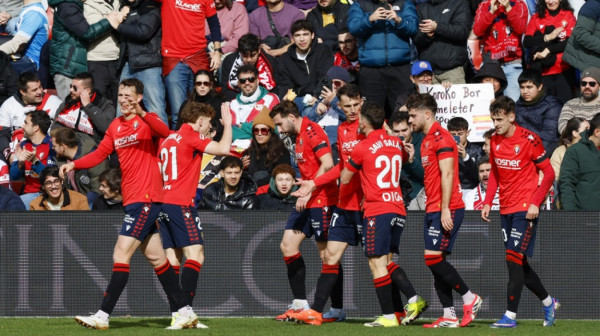 Mat u 90+1', tačka u 90+4' za gostujući "prvenac" Osasune