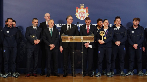 Vaterpolisti kod Vučića: "Zlato se slavilo kao Božić ili Nova godina" VIDEO