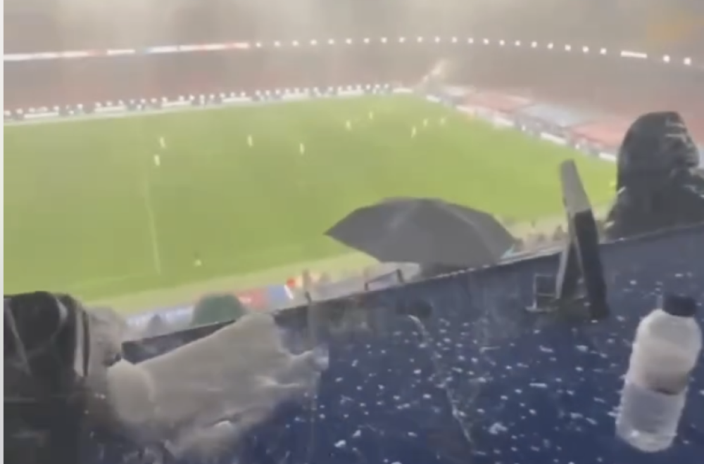 Potop na renoviranom stadionu u Barseloni – ljudi su bežali; Šta bi bilo da se to desilo u Srbiji? VIDEO