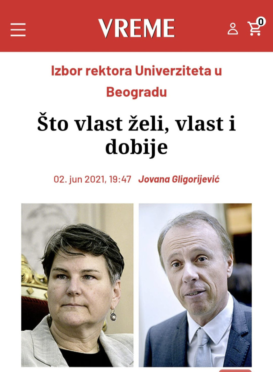 Brnabić: Đokić uz podršku SNS bio dekan Arhitektonskog fakulteta; Ovako su blokaderski mediji pisali 2021.