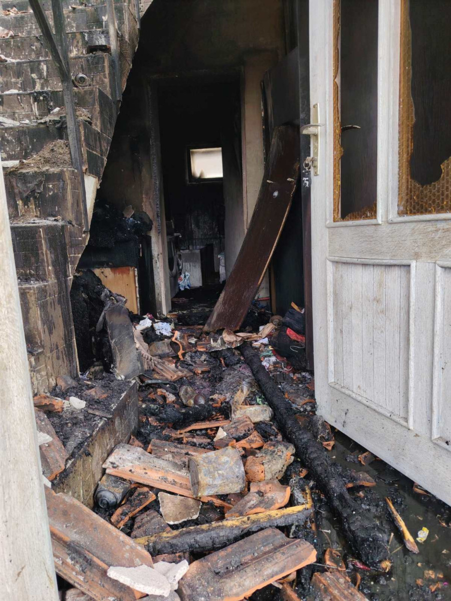 Umesto doma – zgarište: Plamen progutao sve za petnaest minuta FOTO