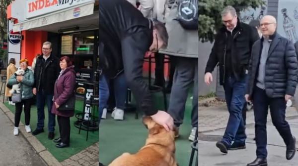 Vučić prošetao Novim Sadom: Razgovarao i fotografisao se sa građanima FOTO/VIDEO