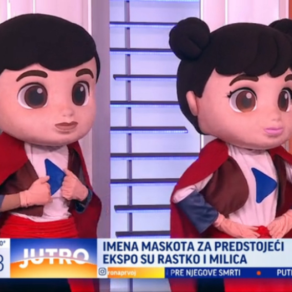 Rastko i Milica posetili studio Prve TV – sutra možete i vi da ih upoznate VIDEO
