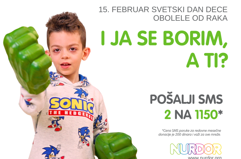 Svetski dan dece obolele od raka: NURDOR organizuje aktivnosti u 38 gradova