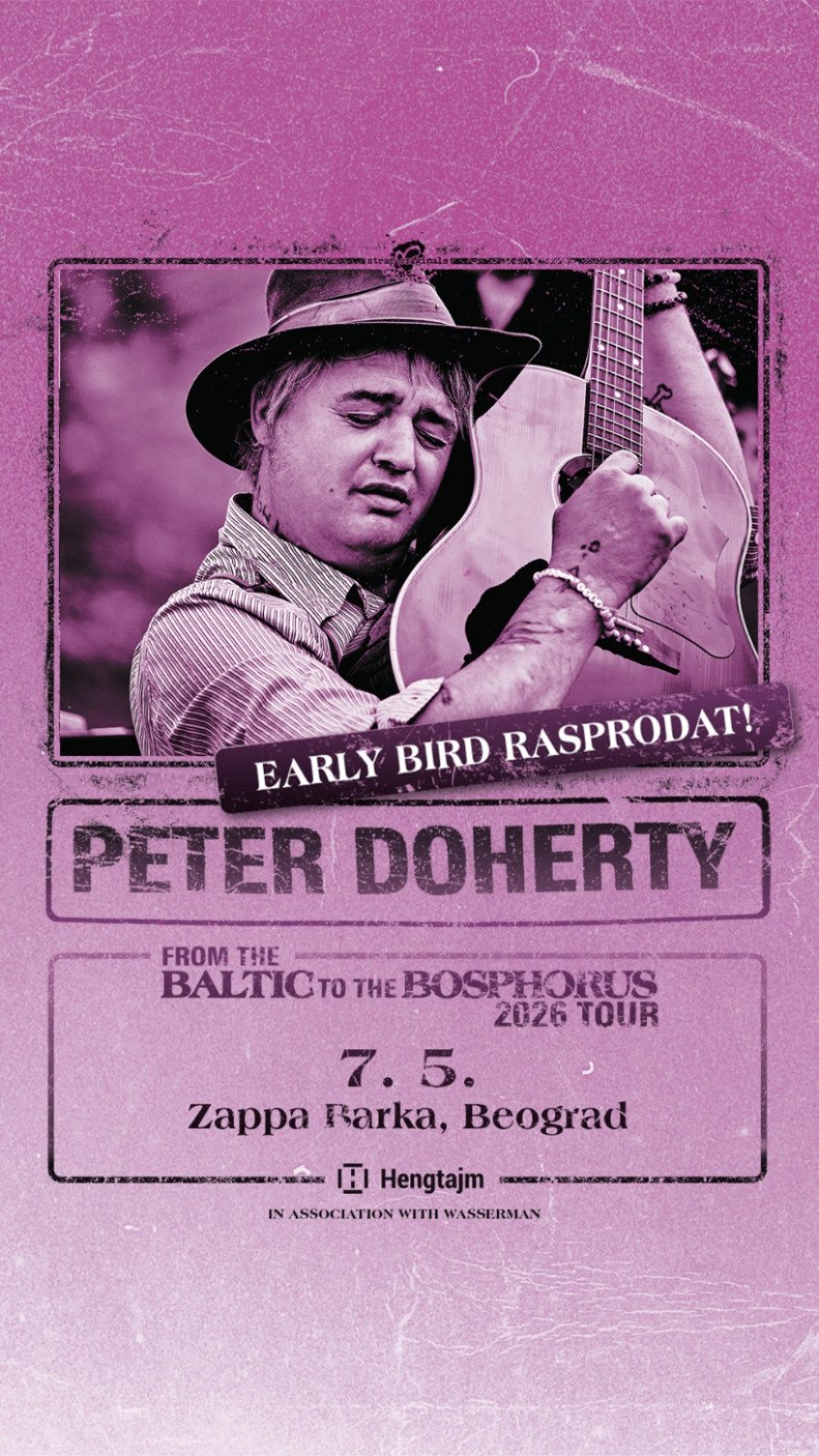 Peter Doherty dolazi u Srbiju: Čuveni londonski boem sprema nezaboravan nastup